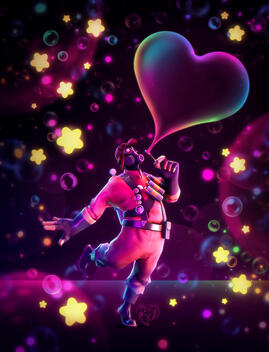 Big Bubble Heart